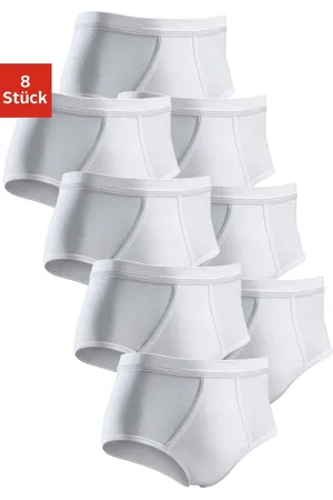 Clipper Slip, (Packung, 8 St.), schlichtes Basic für jeden Tag aus Feinripp