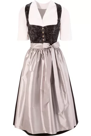 Naber Collection Damen Midikleider - Dirndl, (3 tlg.), Damen, midi inklusive Dirndlbluse