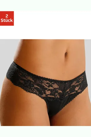 Nuance String, (2 St.), Dessous mit breitem Spitzenband