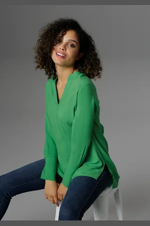 Aniston Longbluse, mit extra-langen Manschetten