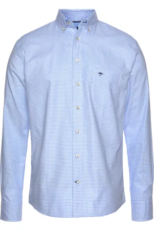 Fynch-Hatton Langarmhemd, mit Button-Down-Kragen