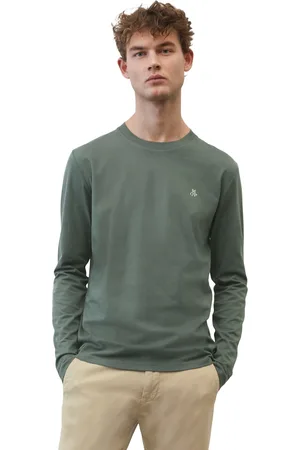 Marc O’ Polo Langarmshirt, mit dezentem Logo-Print vorne