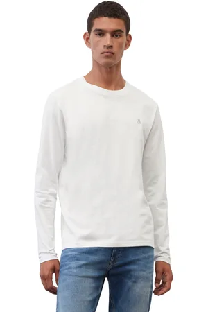 Marc O’ Polo Langarmshirt, mit dezentem Logo-Print vorne
