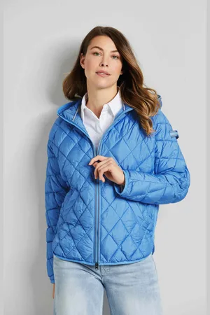 Bugatti Steppjacke, mit Kapuze, aus schimmerndem Nylon