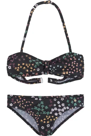 QS by s.Oliver Bandeau-Bikini »Milly Kids«, mit Blumendruck