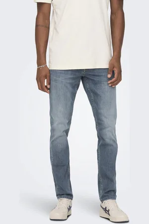 Only & Sons Slim-fit-Jeans »OS ONSLOOM SLIM BLUE GREY 40«, mit Destroyed Effekt