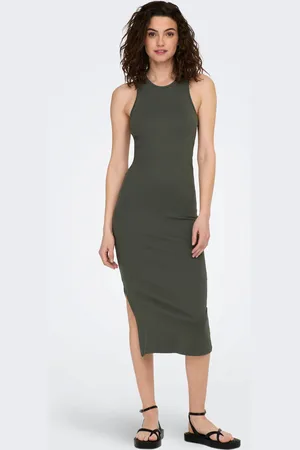 ONLY Jerseykleid »ONLBELFAST S/L MIDI DRESS JRS NOOS«
