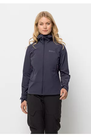 Jack Wolfskin Softshelljacke »KAMMWEG JKT W«, mit Kapuze
