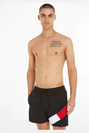 Tommy Hilfiger Badeshorts »SF MEDIUM DRAWSTRING«, mit Tommy Hilfiger Markenlabel