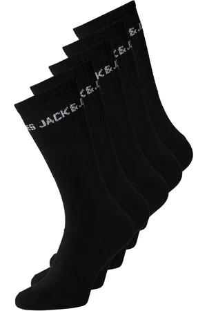 JACK & JONES Tennissocken »JACBASIC LOGO TENNIS SOCK 5 PACK NOOS«, (Packung, 5 Paar)