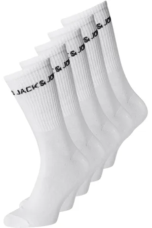 JACK & JONES Tennissocken »JACBASIC LOGO TENNIS SOCK 5 PACK NOOS«, (Packung, 5 Paar)