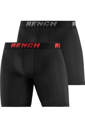 Bench Funktionsboxer, (Packung, 2 St.), in sportiver Optik aus Microfaser mit längerem Bein