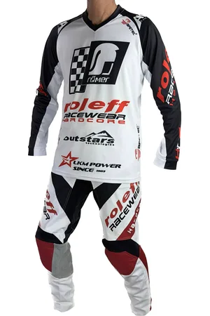 ROLEFF Motorradhose »Motocross RO 872«, mit Stretcheinlagen und Lederverstärkungen