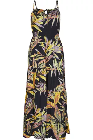 O'Neill Damen Freizeitkleider - Maxikleid »QUORRA MAXI DRESS«, mit tropischem Printmuster