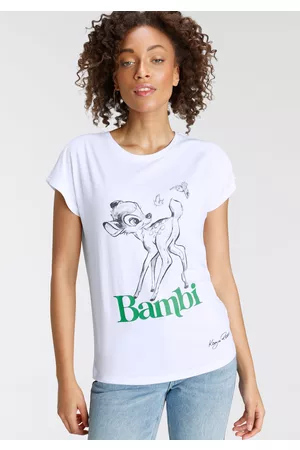 KangaROOS Damen Shirts - T-Shirt, mit süssem lizensiertem Original Bambi-Design - NEU KOLLEKTION