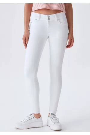 LTB Damen Slim Jeans - Slim-fit-Jeans »Molly«, mit doppelter Knopfleiste & Stretch