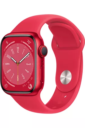 Apple Sportausrüstung - Smartwatch »Series 8, GPS + Cellular, Aluminium-Gehäuse, 41 mm mit Sportarmband«, (Watch OS)