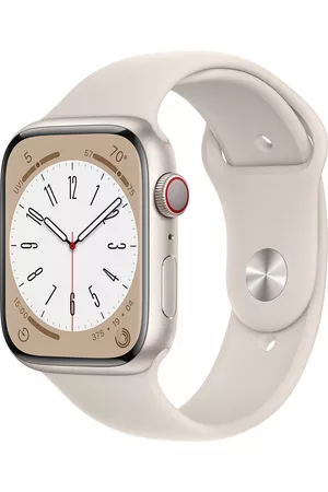 Apple Sportausrüstung - Smartwatch »Series 8, GPS + Cellular, Aluminium-Gehäuse, 45 mm mit Sportarmband«, (Watch OS)
