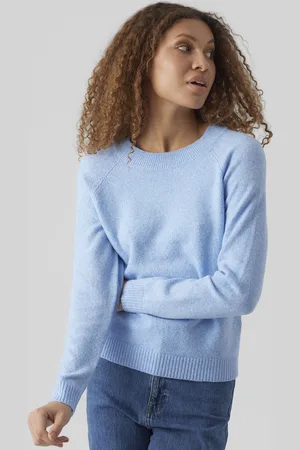VERO MODA Rundhalspullover »VMDOFFY LS O-NECK BLOUSE GA NOOS«