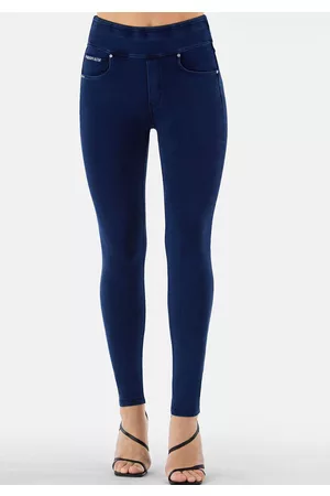 Freddy Damen Slim & Skinny Hosen - Jeggings, Skinny mit umschlagbarem Taillenbund