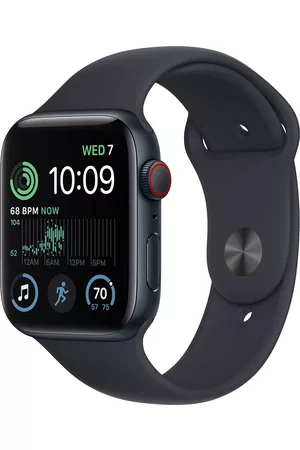Apple Sportausrüstung - Watch SE 44 mm, GPS + Cellular, Aluminiumgehäuse Mitternacht, Sportarmband Mitternacht