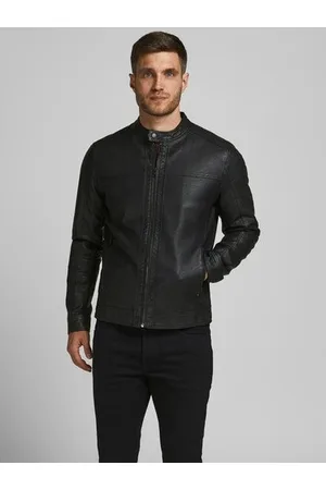 JACK & JONES Lederimitatjacke »JJEWARNER JACKET NOOS«