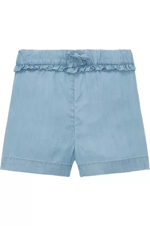 TOM TAILOR Mädchen Shorts - Jeansshorts, mit dezenten Rüschen