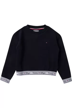 Tommy Hilfiger Mädchen Sweatshirts - Sweatshirt »TOMMY TAPE CNK SWEATSHIRT L/S«, (1 tlg.), mit elastischem Tommy Hilfger-Logoband in Kontrast