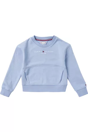 Tommy Hilfiger Mädchen Sweatshirts - Sweater »ESSENTIAL CNK SWEATSHIRT L/S«, (1 tlg.), mit lässig integrierter Kängurutasche