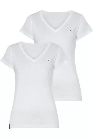 Replay Damen Shirts - V-Shirt »Doppelpack«, (2 tlg.)