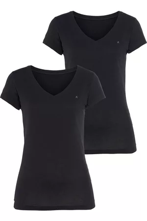 Replay Damen Shirts - V-Shirt »Doppelpack«, (2 tlg.)