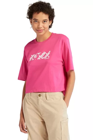 Timberland Damen T-Shirts mit Logo - T-Shirt »LOGO PACK CROPPED TEE«
