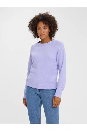 VERO MODA Damen Pullover - Rundhalspullover »VMDOFFY LS O-NECK BLOUSE GA NOOS«