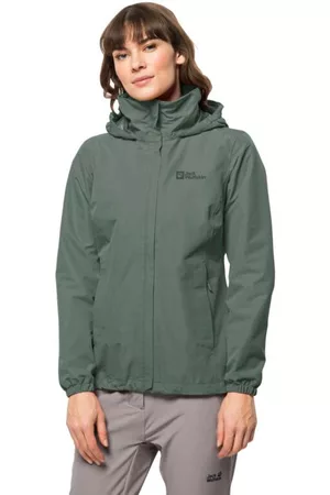 Jack Wolfskin Damen Outdoorjacken - Funktionsjacke »STORMY POINT 2L JKT W«, mit Kapuze, schnell Trocknend & Atmungsaktiv & Wärmend
