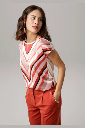 Laura Scott Shirtbluse, aus glänzendem Satin