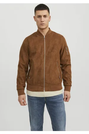 JACK & JONES Blouson »JJEROCKY FAUX SUEDE BOMBER NOOS«