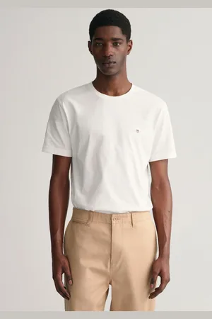 GANT T-Shirt »REG SHIELD SS T-SHIRT«, mit Logostickerei auf der Brust