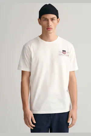 GANT T-Shirt »REG ARCHIVE SHIELD EMB SS T-SHIRT«, von dem Archiv aus den 1980er-Jahren inspiriert