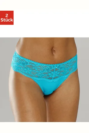 Nuance String, (2 St.), Dessous mit breitem Spitzenband