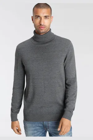 AJC Rollkragenpullover, mit Rollkragen aus Rippstrick