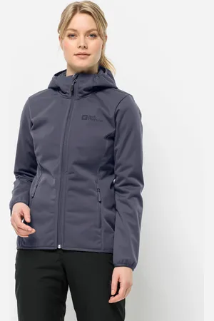 Jack Wolfskin Softshelljacke »WINDHAIN HOODY W«, mit Kapuze