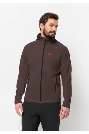 Jack Wolfskin Fleecejacke »ALPGRAT HOODED FZ M«, mit Kapuze