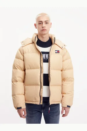 Tommy Hilfiger Steppjacke »TJM ALASKA PUFFER«, mit Kapuze, mit Markenlabel