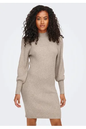 ONLY Strickkleid »ONLKATIA L/S DRESS KNT NOOS«