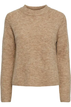 Pieces® Rundhalspullover »PCELLEN LS O-NECK KNIT NOOS BC«