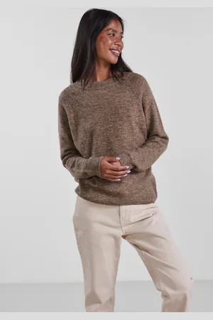 Pieces® Strickpullover »PCJULIANA LS O-NECK KNIT NOOS BC«