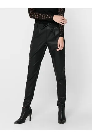 ONLY Lederimitathose »ONLPOPTRASH EASY COATED PANT PNT NOOS«