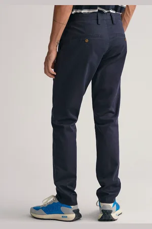 GANT Chinohose »SLIM TWILL CHINOS«, mit gefütterten Seitentaschen