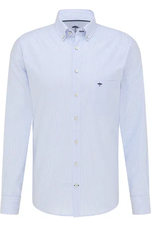 Fynch-Hatton Langarmhemd, mit Button-Down-Kragen
