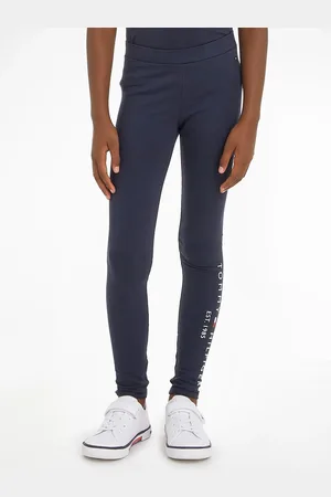 Tommy Hilfiger Leggings »ESSENTIAL LEGGING«, mit Tommy Hiflger Logo-Schriftzug auf dem linken Bein